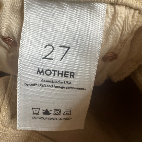 MOTHER Jeans The High Waisted Looker Ankle Fray - Khaki NWOT - Picture 9 of 10
